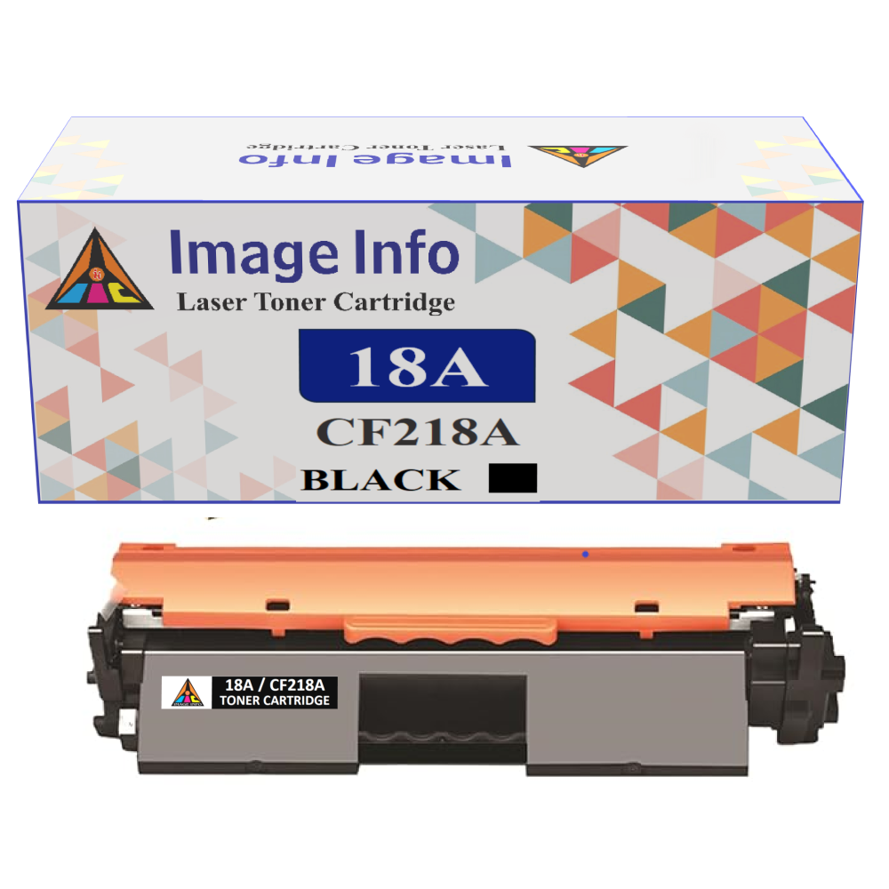 ImageInfo 18A Toner Cartridge Compatible For HP 18A / CF218A Black Toner Cartridge For Use In HP LaserJet Pro M104, M104a M104w, HP LaserJet Pro MFP M132, MFP M132a, 130fn, 130fw, 132nw, M132snw Printers