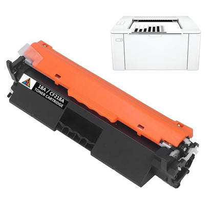 ImageInfo 18A Toner Cartridge Compatible For HP 18A / CF218A Black Toner Cartridge For Use In HP LaserJet Pro M104, M104a M104w, HP LaserJet Pro MFP M132, MFP M132a, 130fn, 130fw, 132nw, M132snw Printers SIDE1