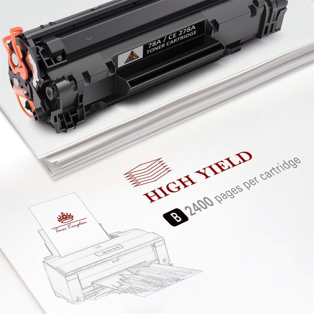 78A CE278A 278A 278 TONER CARTRIDGE COMPATIBLE FOR HP LASERJET P1566 P1567 P1568 P1569 P1606 P1606DN P1607DN P1608DN P1609DN M1530 M1536DNF M1537DNF M1538DNF M1539DNF YIELD