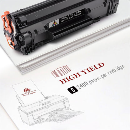 78A CE278A 278A 278 TONER CARTRIDGE COMPATIBLE FOR HP LASERJET P1566 P1567 P1568 P1569 P1606 P1606DN P1607DN P1608DN P1609DN M1530 M1536DNF M1537DNF M1538DNF M1539DNF YIELD