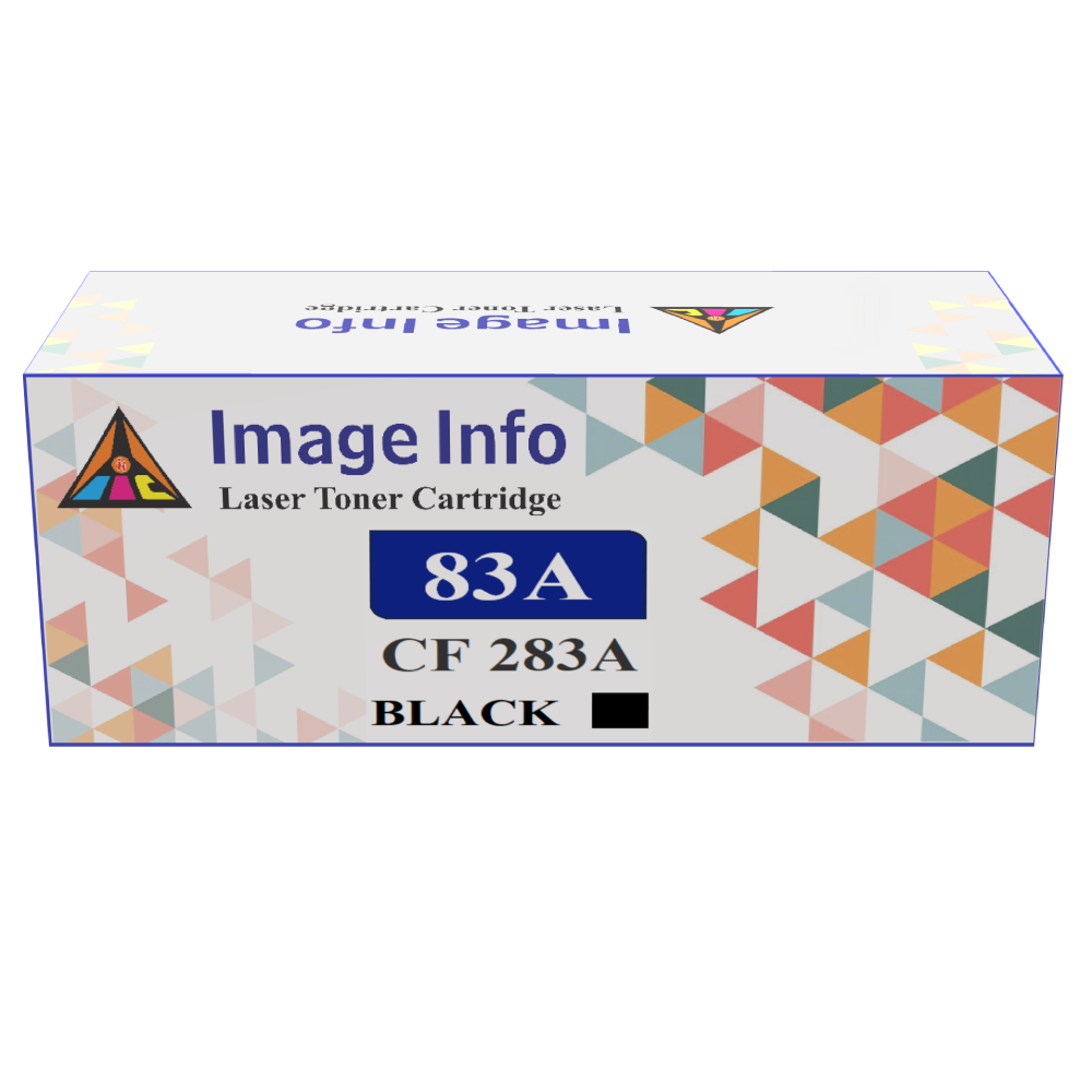 ImageInfo 83A Black Toner Cartridge for HP CF283A Compatible.