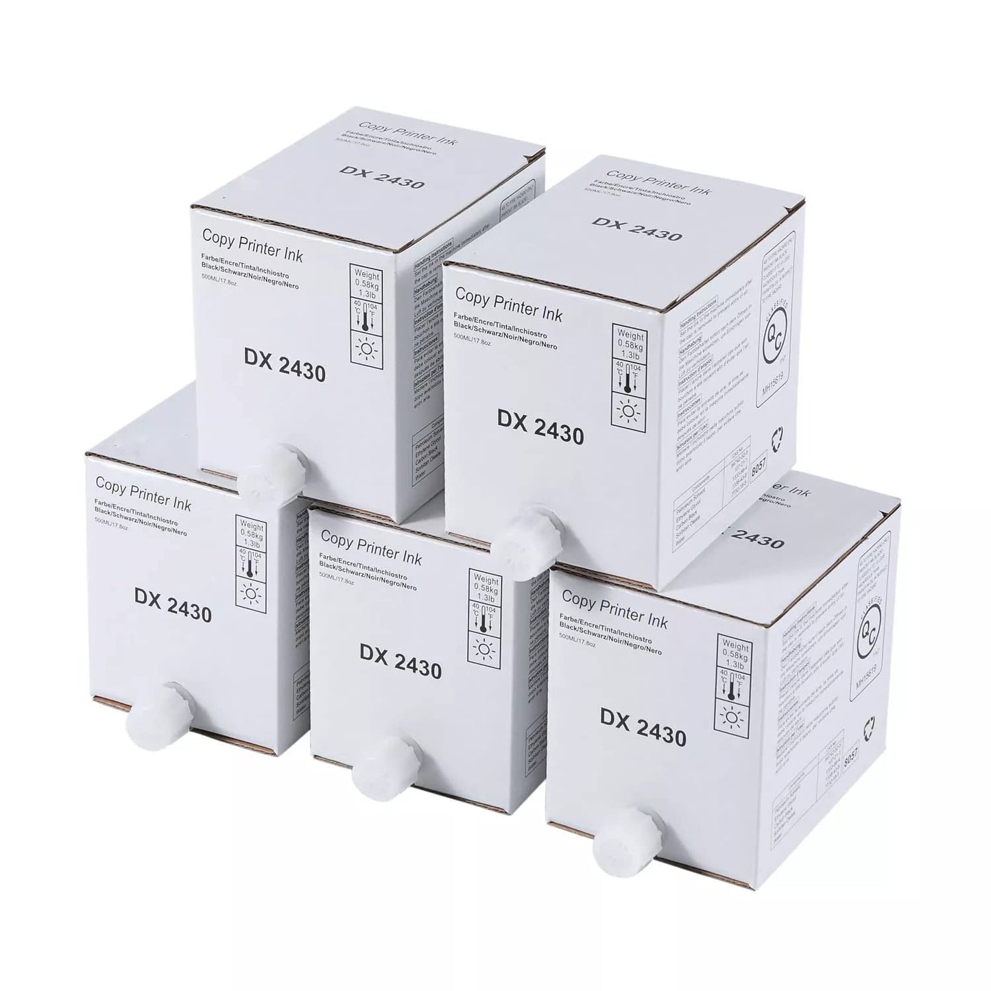 Copy Printer DX2430 Ink Blue For Ricoh Priport DX 2430 Digital Duplicator Photocopier Machine pack of 5 box