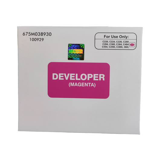 Developer Toner Powder Magenta For Konica Minolta Bizhub C220 / C360 / C454E / C360I / C226 Color Laser Multifunction Printer