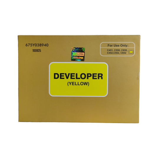 Developer Toner Powder Yellow For Konica Minolta BizHub C451 / C550 / C650 / C452 / C552 / C652 Color Copier Machine 