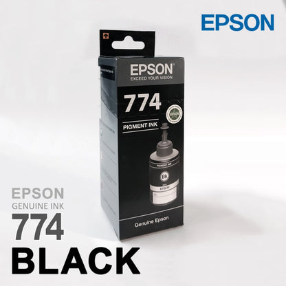 Epson Black Mono Pigment 774 140 ml Ink Bottle T7741 left