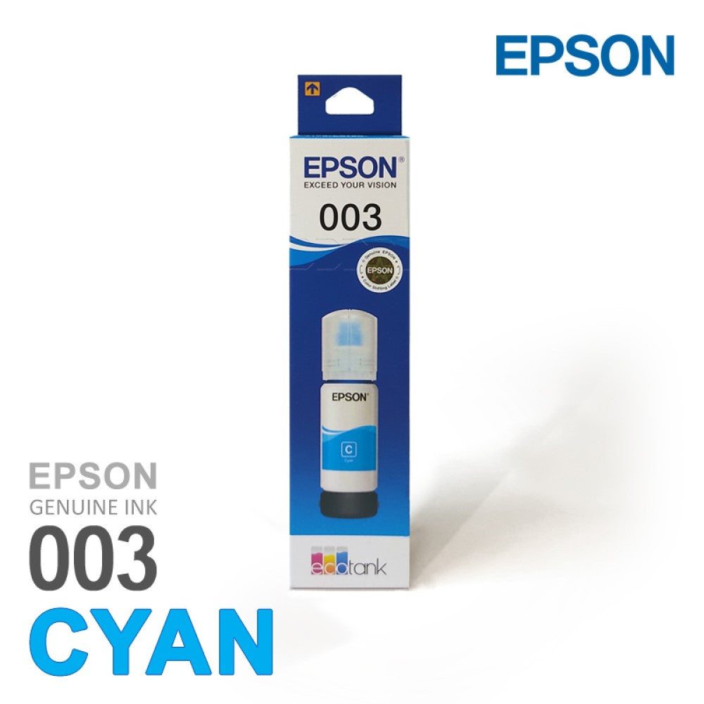 Epson 003 Cyan Genuine Ink Bottle 65 ml