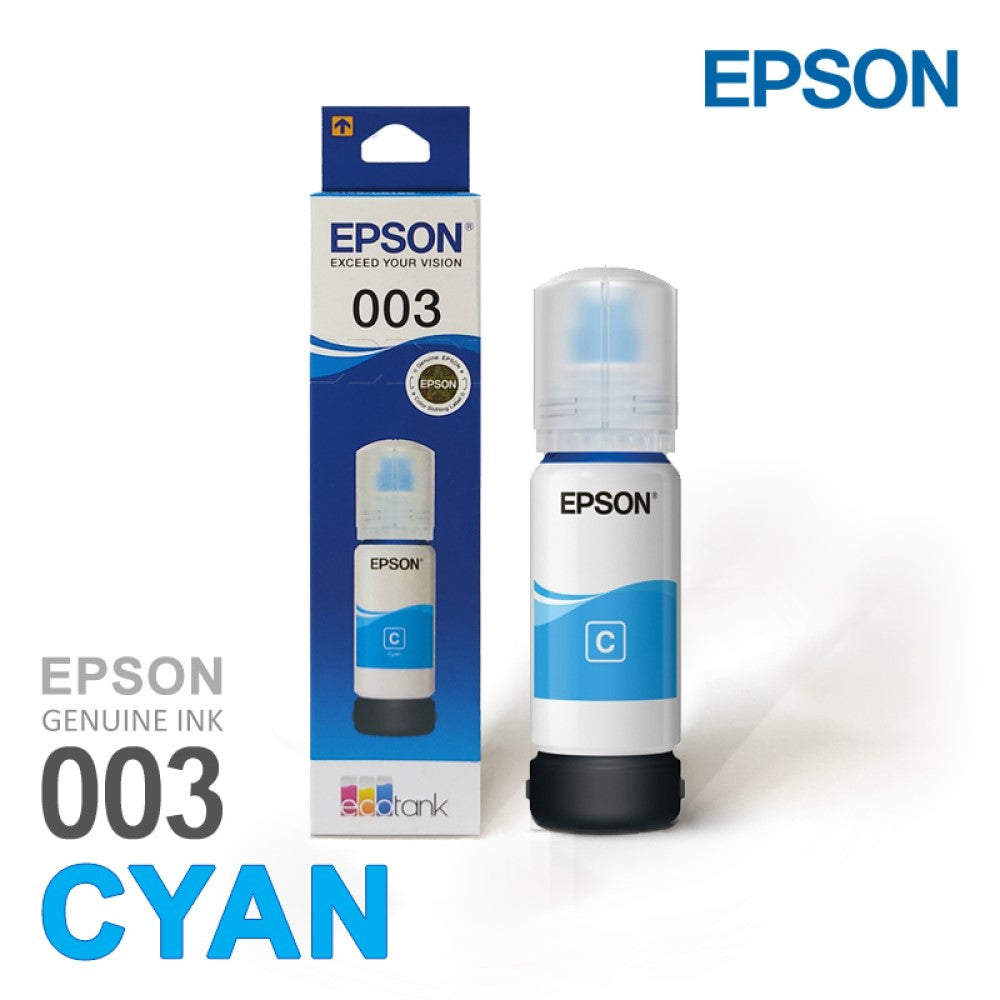 Epson 003 Cyan Genuine Ink Bottle 65 ml