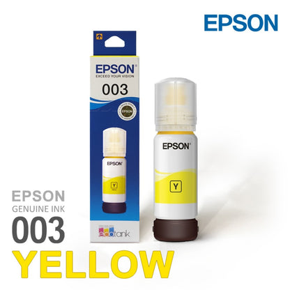 Epson 003 Yellow Genuine Ink Bottle 65 ml