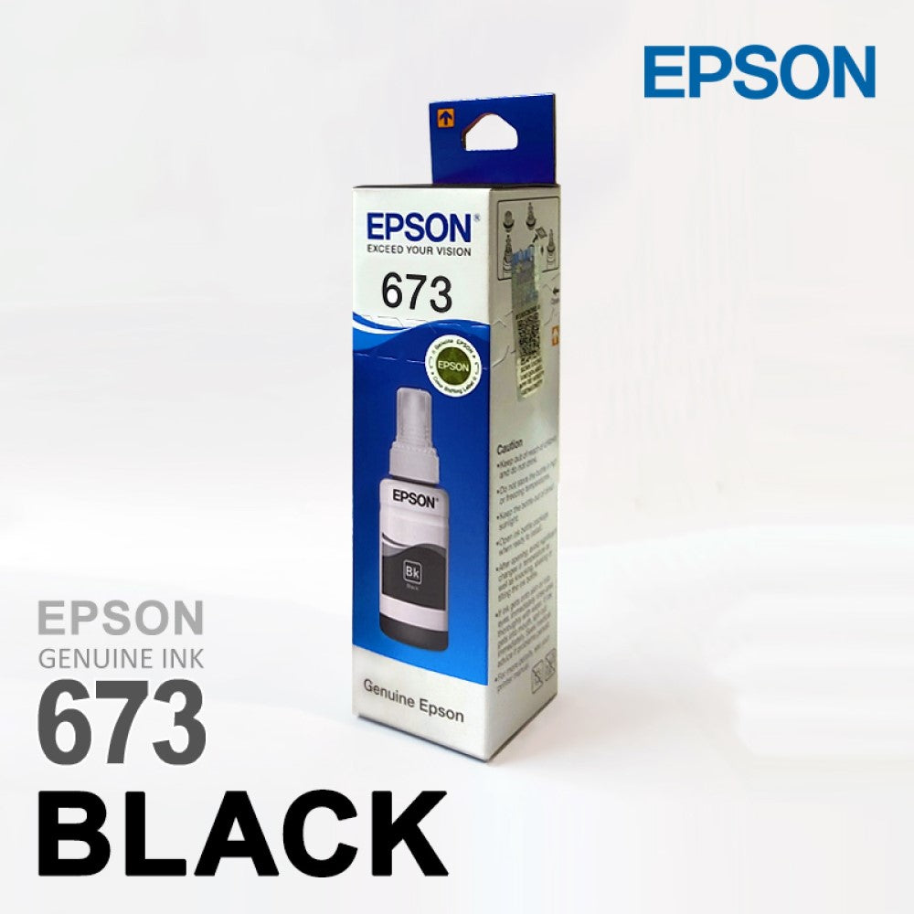 Epson T6731 / 673 Black Genuine Ink Bottle 70 ml