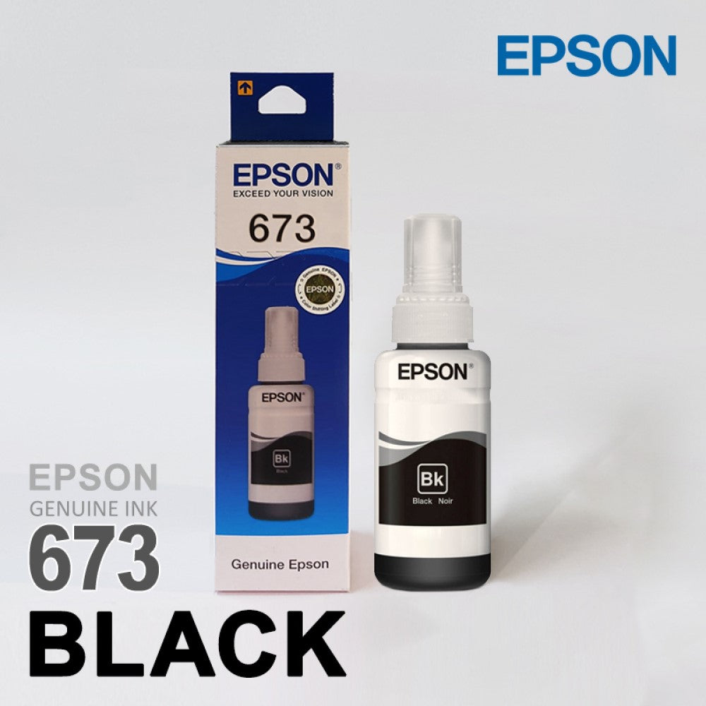 Epson T6731 / 673 Black Genuine Ink Bottle 70 ml