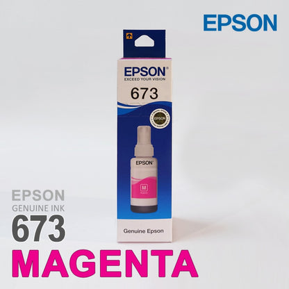 Epson T6733 / 673 Magenta Genuine Ink Bottle 70 ml  