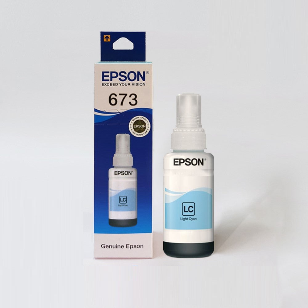 Epson T6735 / 673 Light Cyan Genuine Ink Bottle 70 ml original