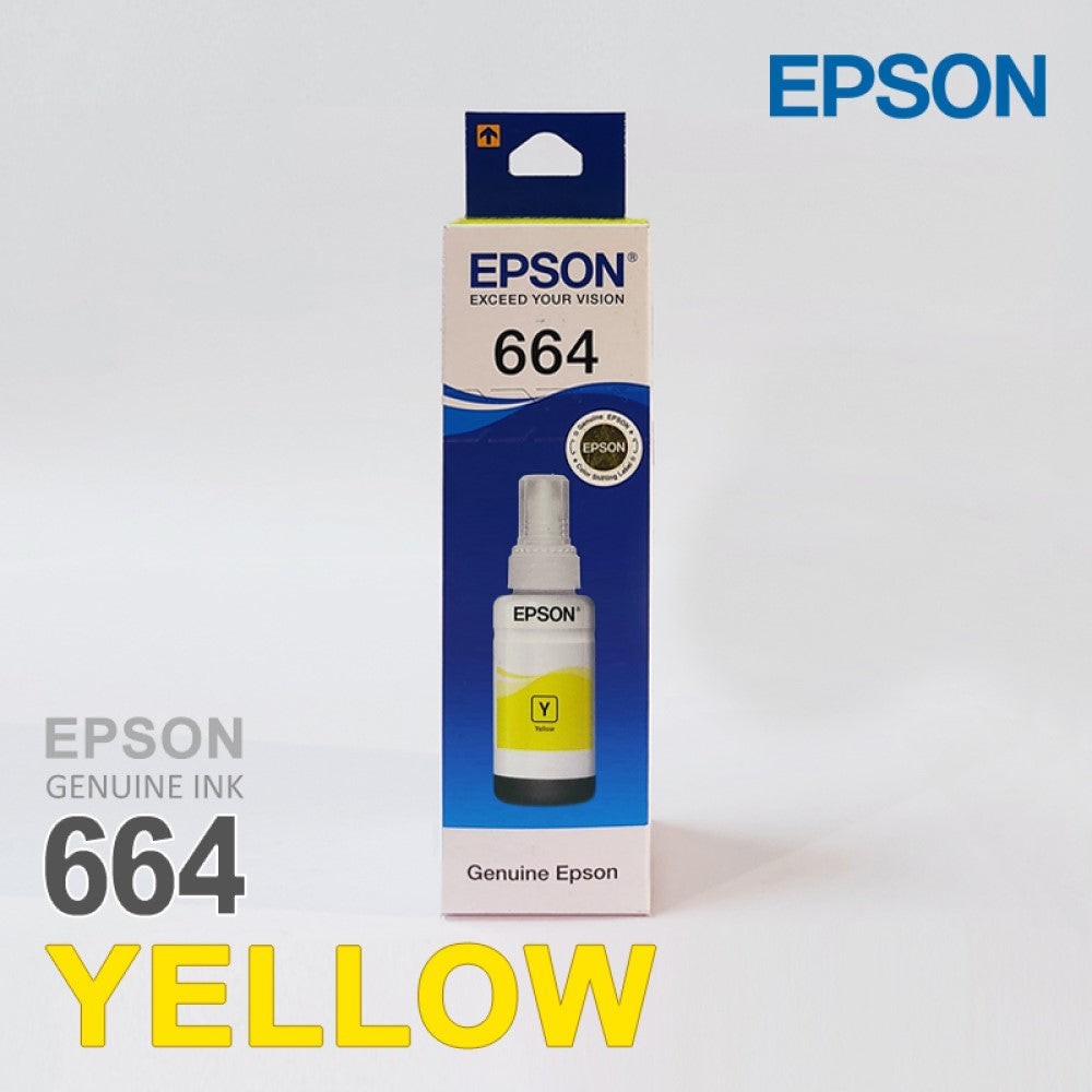 Epson T6643 / 664 Yellow Genuine Ink Bottle 70 ml