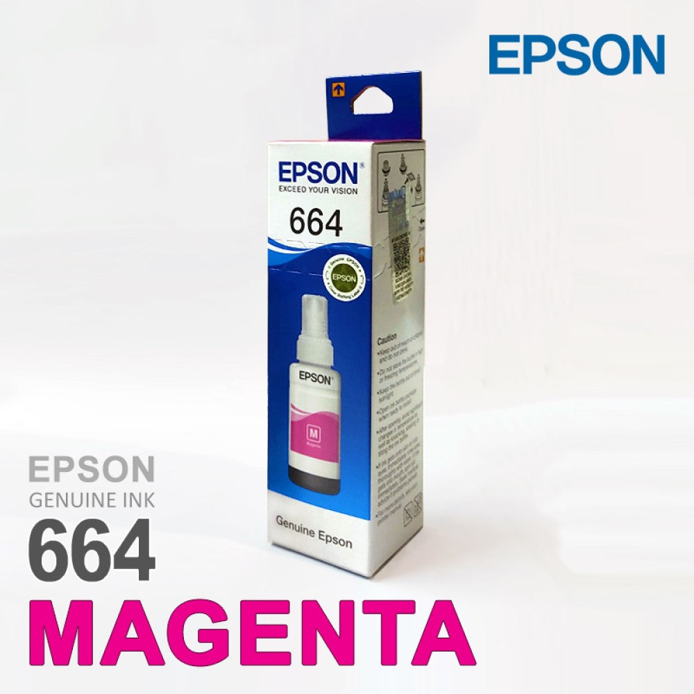 Epson T6644 / 664 Magenta Genuine Ink Bottle 70 ml