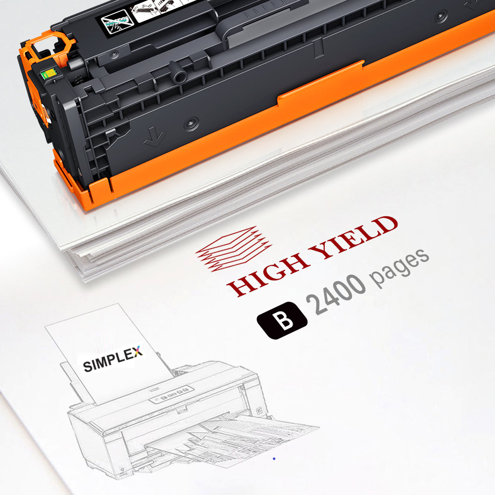 MAGEINFO 125A CB540A BLACK TONER CARTRIDGE COMPATIBLE FOR HP LASERJET COLOR CP1215 CP1515N CM1312 MFP CM1312NFI CP1518NI CM1312N CP1217 CP1510 CP1514N PRINTER 3