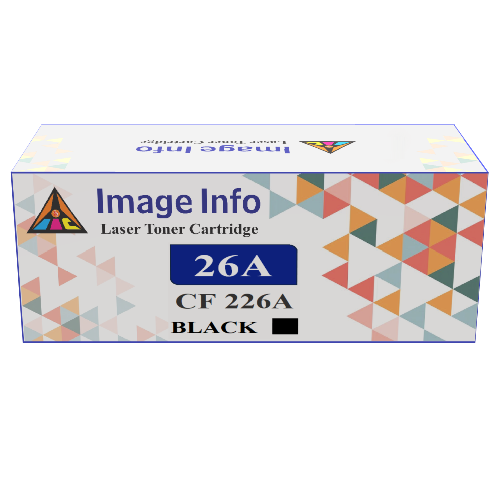 ImageInfo 26A Toner Cartridge for with Chip HP 26A / CF226A Toner Cartridge for HP Laserjet PRO M402 / M402D / M402DN / M402DNE / M402DW / M402N / M402d / M402dn / M402dw / M402n / M426DW / M426FDN / M426FDW / M426dw / M426fdn / M426fdw MFP Printers