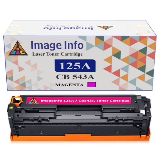 ImageInfo 543A Magenta Toner Cartridge for HP 125A / CB543A Compatible