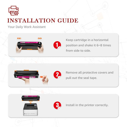 ImageInfo 543A Magenta Toner Cartridge for HP 125A / CB543A Compatible