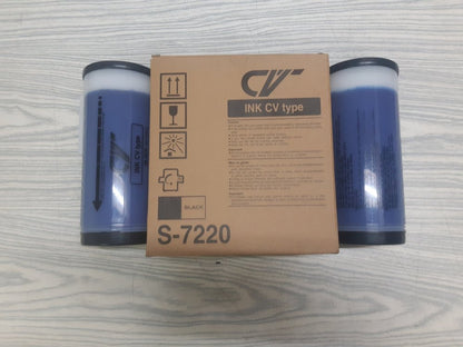 ImageInfo S7220 Cyan Ink for Riso CV3230 / CV 3030 / CV3130 / CV1200 Digital Duplicator - Twin Pack