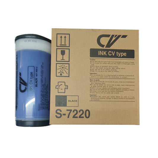 ImageInfo S7220 Cyan Ink for Riso CV3230 / CV 3030 / CV3130 / CV1200 Digital Duplicator - Twin Pack